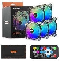Case Fan darkFlash CF8 Pro 5in1 (12cm x 5 /LED RGB Syn with all MB/Remoter Control)